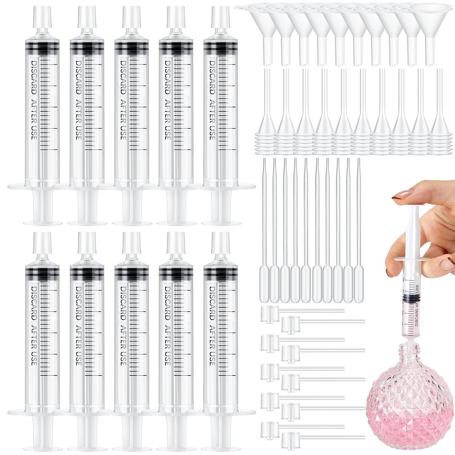 Perfume Fragrance Vending Machine - 25/50PCS perfume refill pump tool transfer