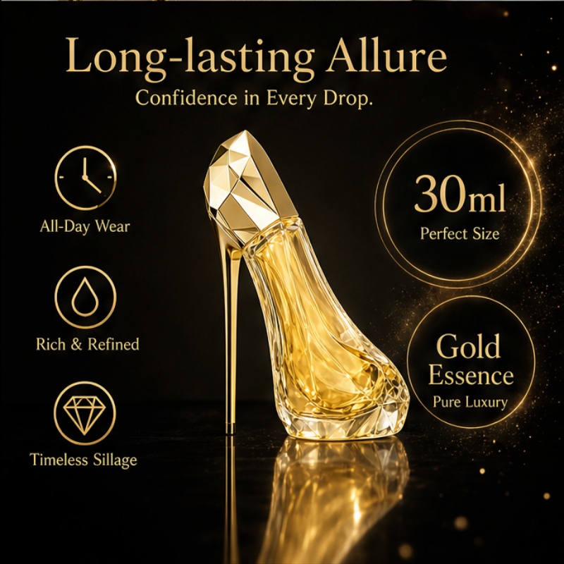 Luxurious golden high-heeled s - Perfume High Fragrance 评论和价格