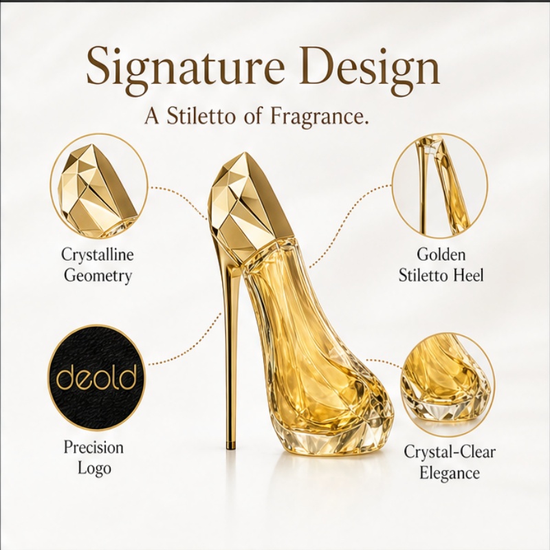 Luxurious golden high-heeled s - Perfume High Fragrance 评论和价格