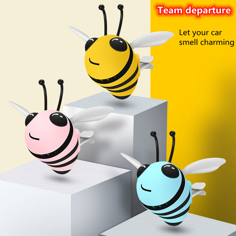 New Cute Bee Car Air Freshener - Perfume Fragrance Time 评论和价格