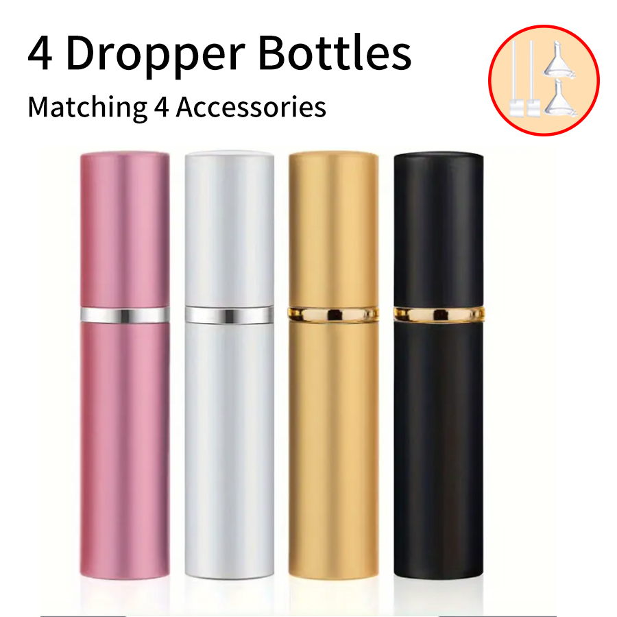 4pcs+4 Accessories 5ml Refilla - Fragrance Atomizer Pump 评论和价格