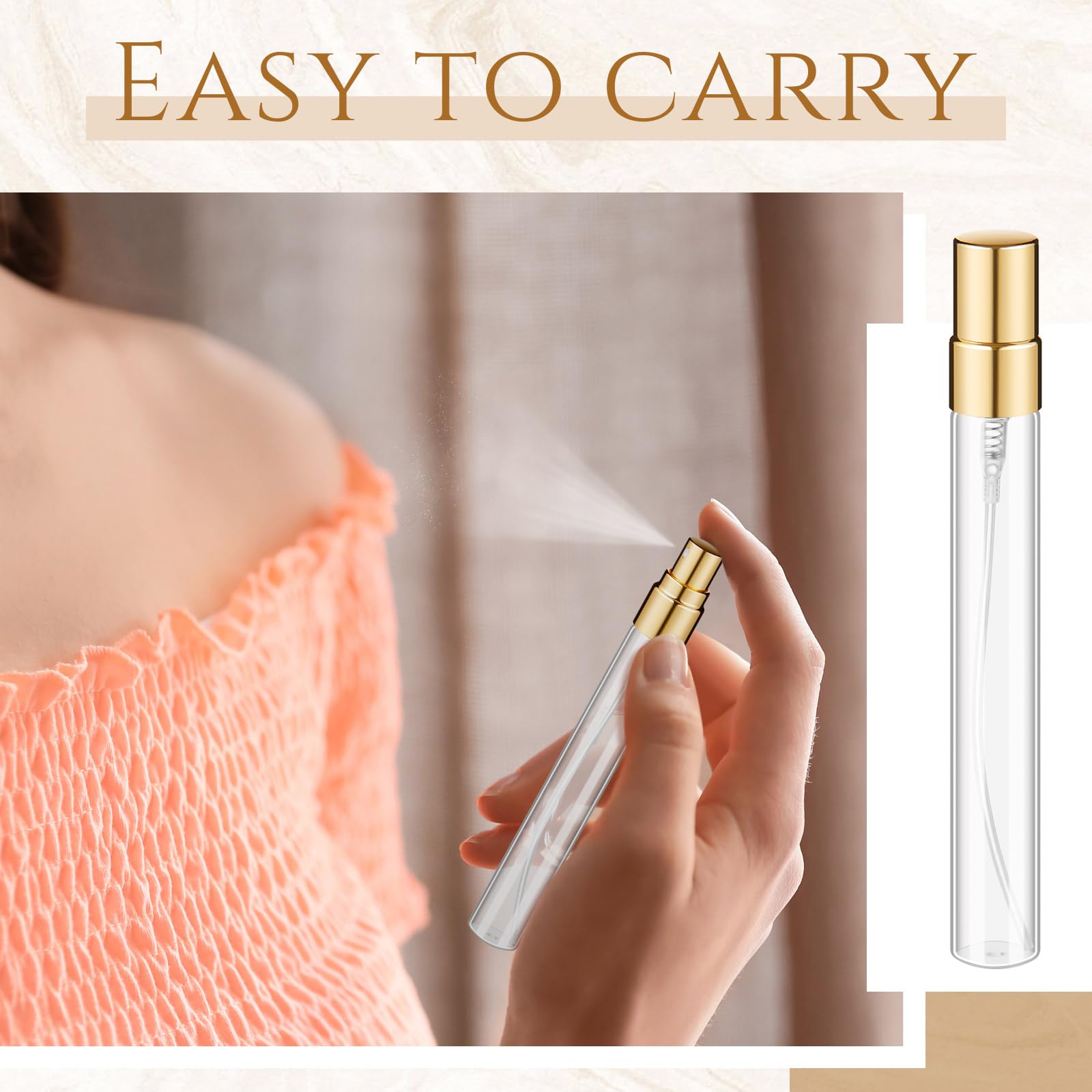 60pcs mini transparent perfume - Fragrance Atomizer Pump 评论和价格