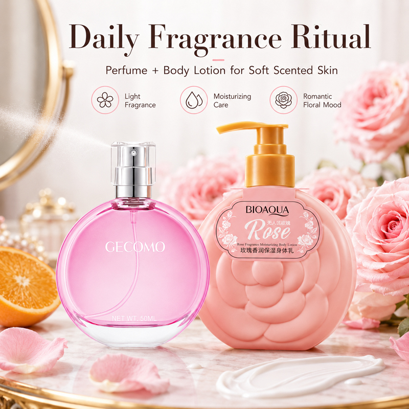 GECOMO Women's Perfume Set 50m - Perfume Fragrance Body Lotion 评论和价格