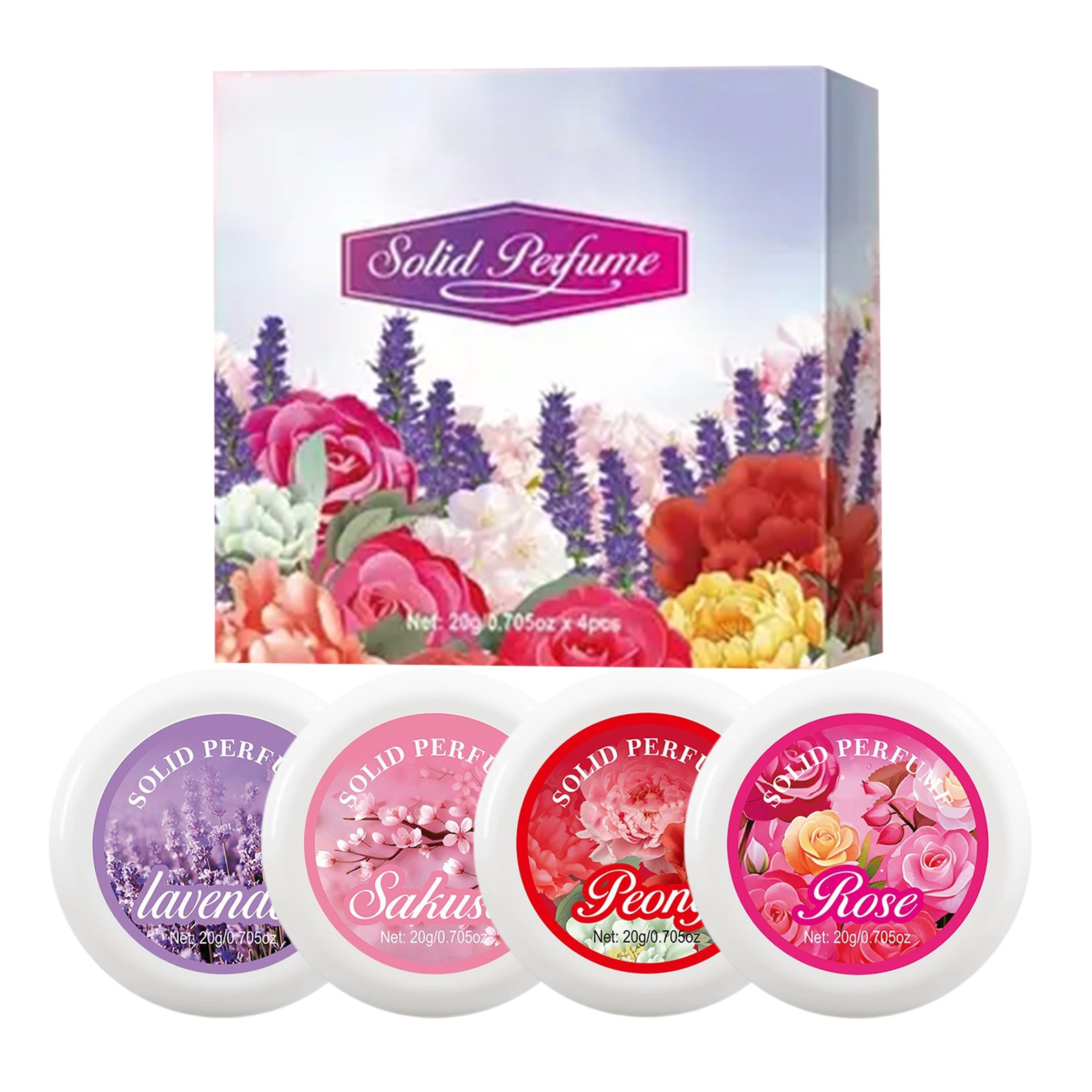4pcs/Box Body Lotion Gift Box  - Perfume Fragrance Body Lotion 评论和价格