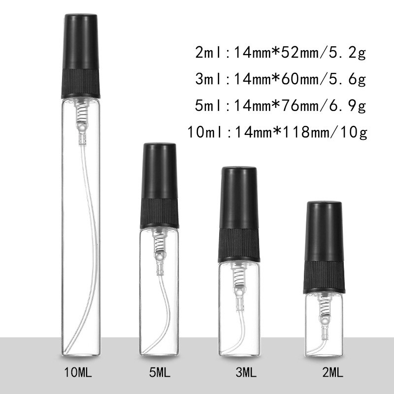 5Pcs/Pack 2ml 3ml 5ml 10ml Bla - Fragrance Atomizer Pump 评论和价格